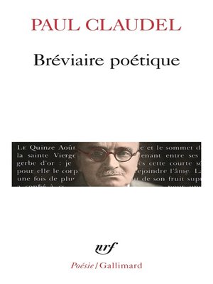cover image of Bréviaire poétique
